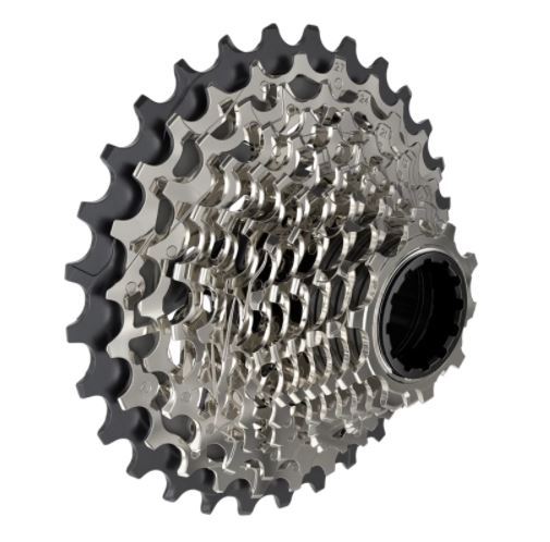 Product studio shot of a SRAM Force XG-1270 Cassette